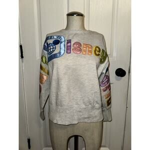 Disney Women's‎ Walt Disney World Pullover Applique Size XS Multi Color